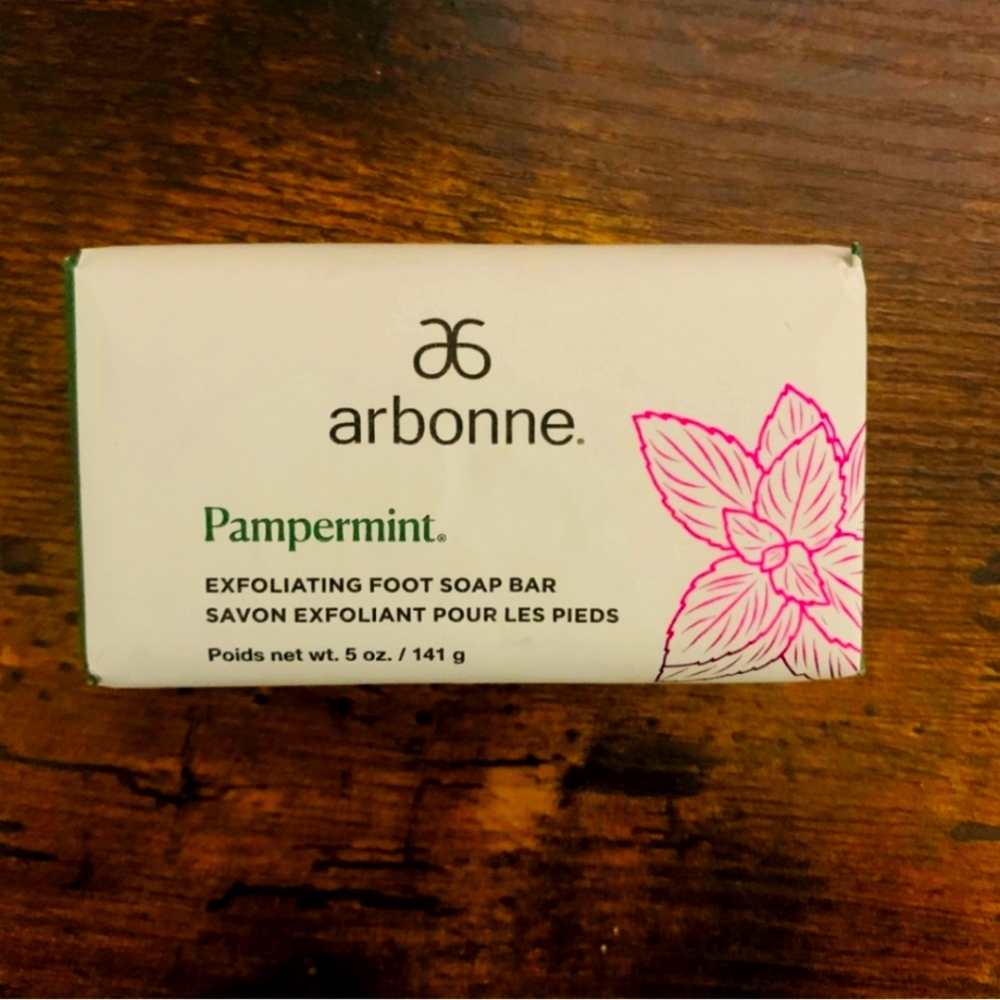 New Full-size Arbonne pampermint foot soap